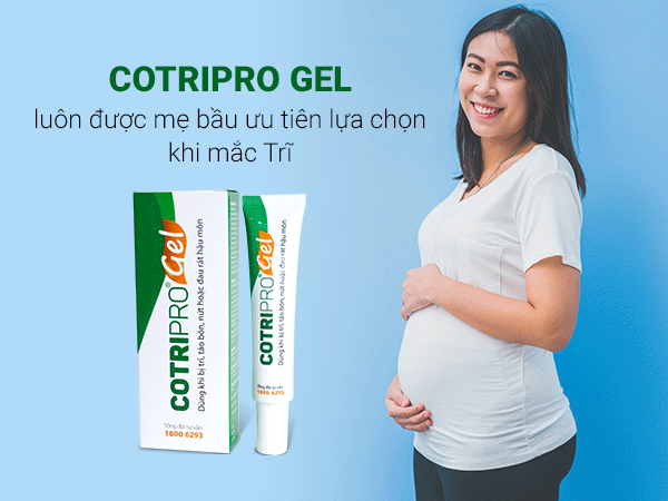 Cotripro giúp co nhỏ búi trĩ, giảm đau rát trĩ cho bà bầu hiệu quả 1