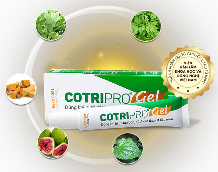 Thành phần và cơ chế hoạt động của Cotripro gel 1