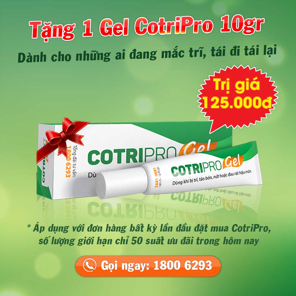 Gel bôi CotriPro - Co trĩ và giảm đau rát nhanh chóng chỉ sau 3-5 ngày 3