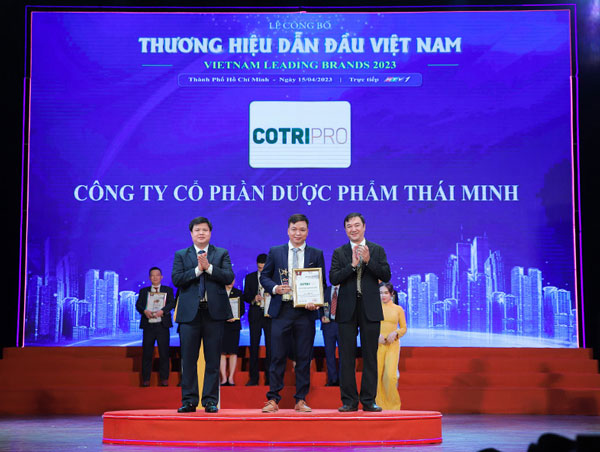 CotriPro Thái Minh tự hào đạt giải thưởng Top 10 thương hiệu dẫn đầu Việt Nam 2023 1