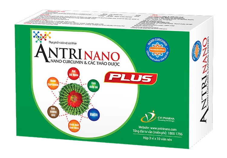 Thực phẩm chức năng chữa bệnh trĩ Antrinano Plus